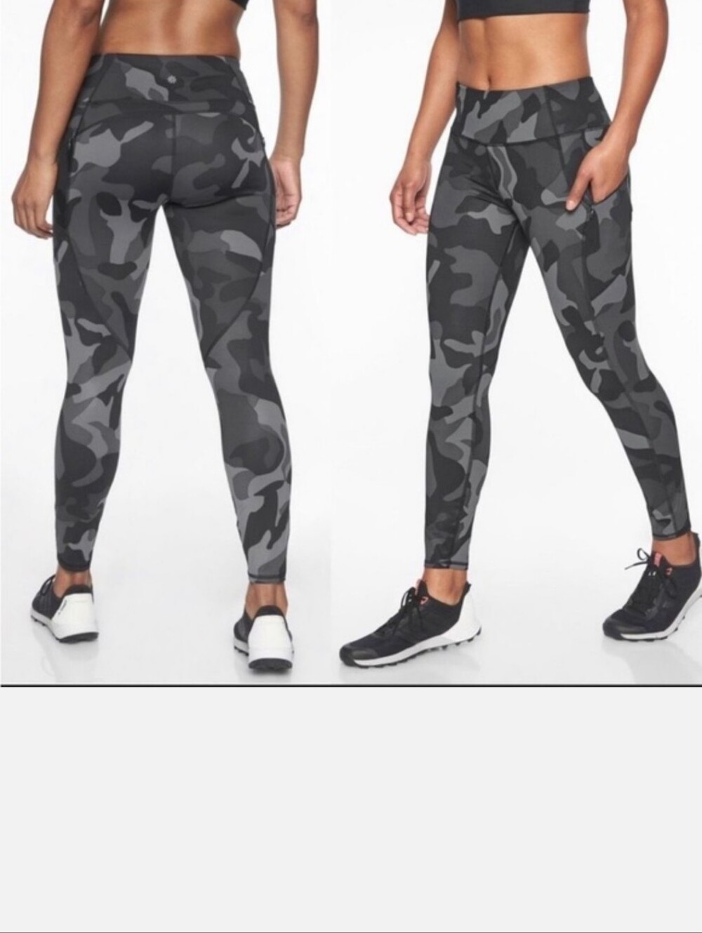 Athleta Women's camo contender 7/8 tight leggings size medium